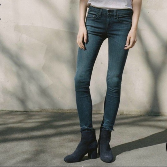 Rag&Bone High Rise Ankle Skinny Jeans - Picture 12 of 12